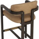 Madrone 40 inch Brown / Ludlow Sesame Leather Barstool